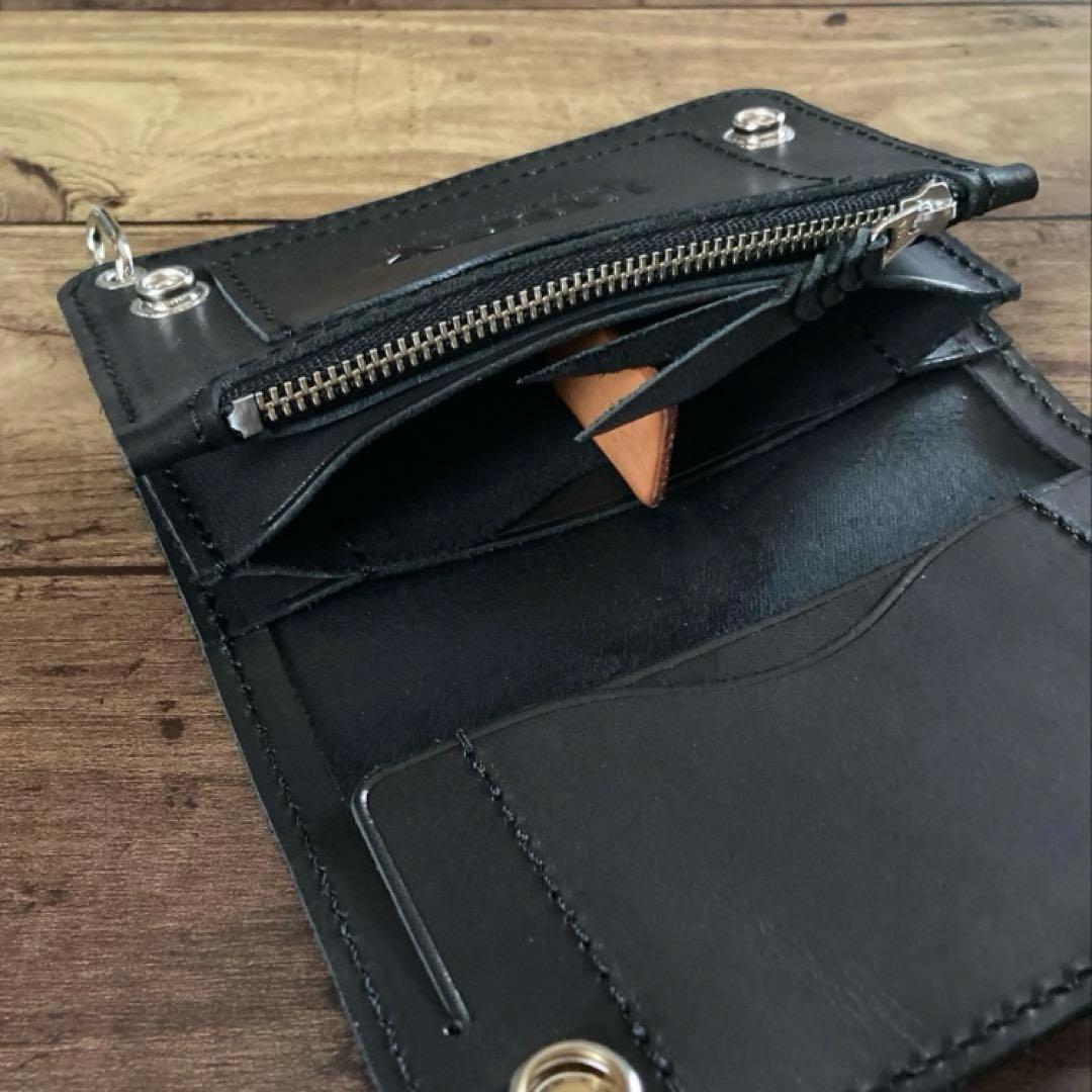 【アリクイ】トラッカーウォレット150（ミドル）3層【お札を折らずに収納】