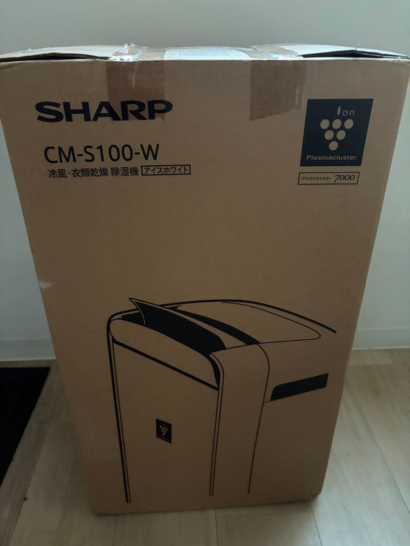 SHARP CM-S100-W 冷風・除湿機