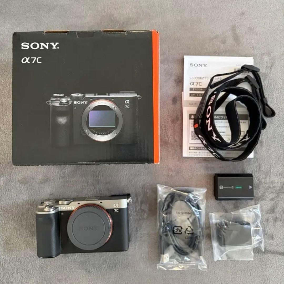 SONY α7Cミラーレス一眼 ILCE-7C シルバー ボディ