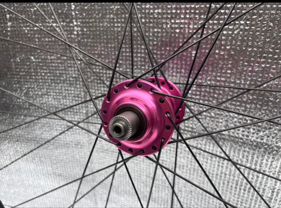 自転車　PHILLWOODハブ+ホイール　前後セット