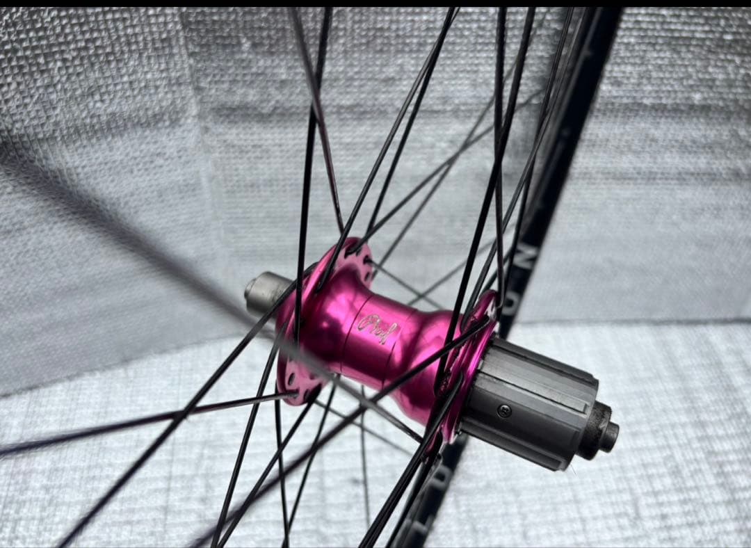 自転車　PHILLWOODハブ+ホイール　前後セット