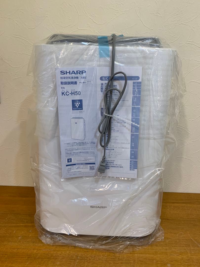 G1007-20★未使用 SHARP 加湿空気清浄機 KC-H50-W