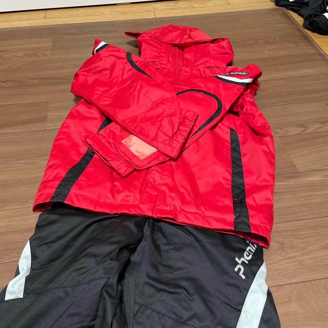 Phenix 子ども用スキーウェア レッド/ブラック
