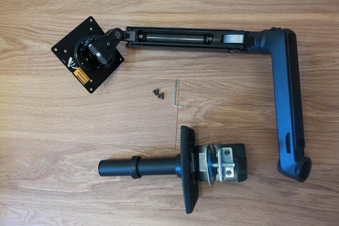 エルゴトロン モニターアーム マットブラック　34インチまで VESA規格対応