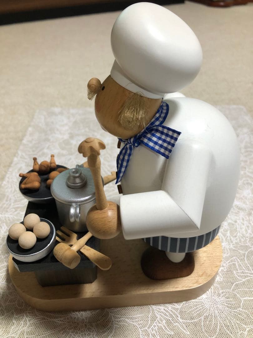 KWO ドイツ　煙り出し人形　コックさん　香炉　パイプ人形
