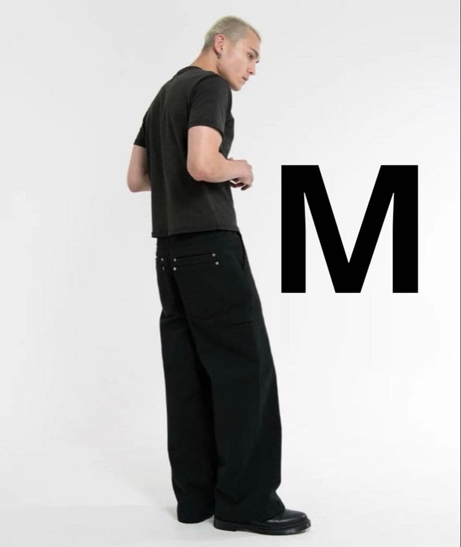 パンツ Asapmode Stacked Canvas Wide-Leg Pants M