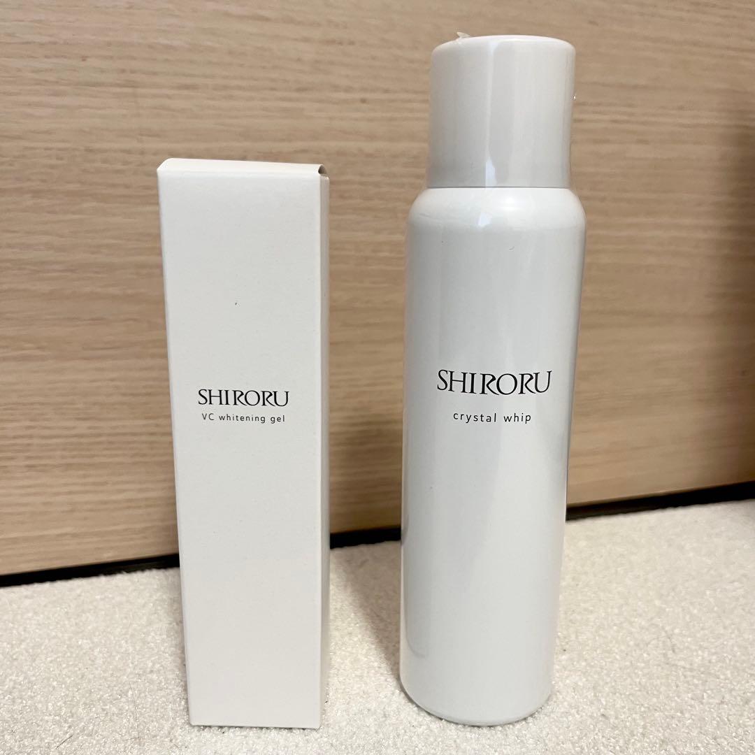 SHIRORUクリスタルホイップ 120g×11 本＋VCホワイトニングゲル×1