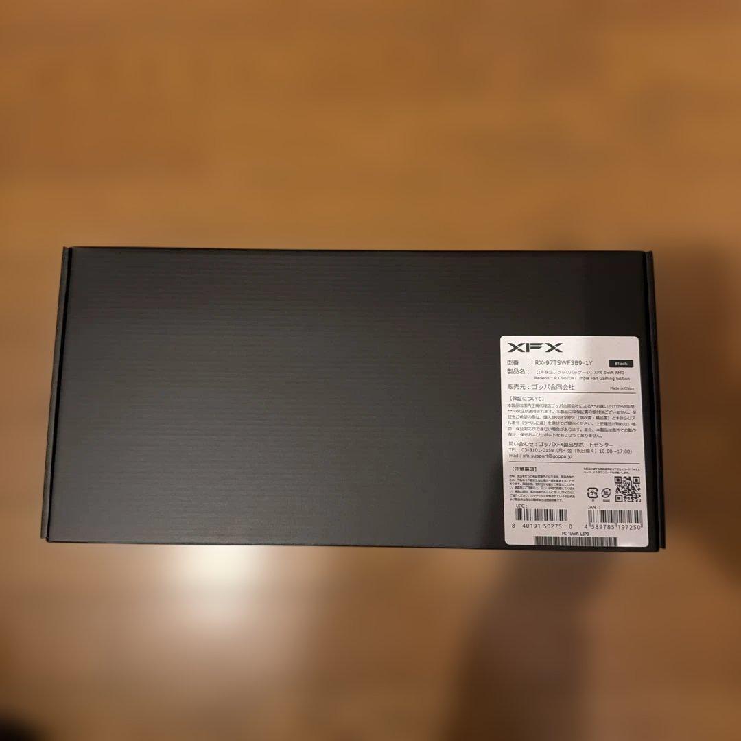 グラフィックボード・グラボ・ビデオカード XFX Swift RX 9070XT RX-97TSWF3B9-1Y AMD