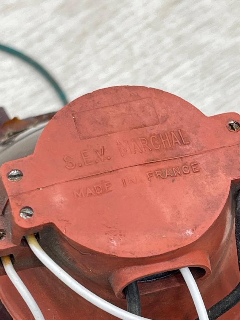 マーシャル ヘッドライト HCR E2 54 55 直径18㎝ フランス製