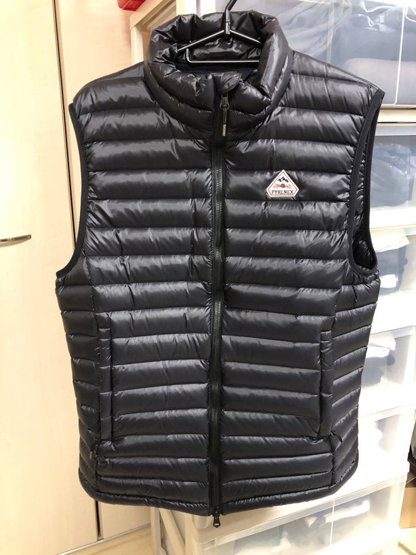 PYRENEX ピレネックス ダウンベスト 黒色 サイズM インナーベスト 美品