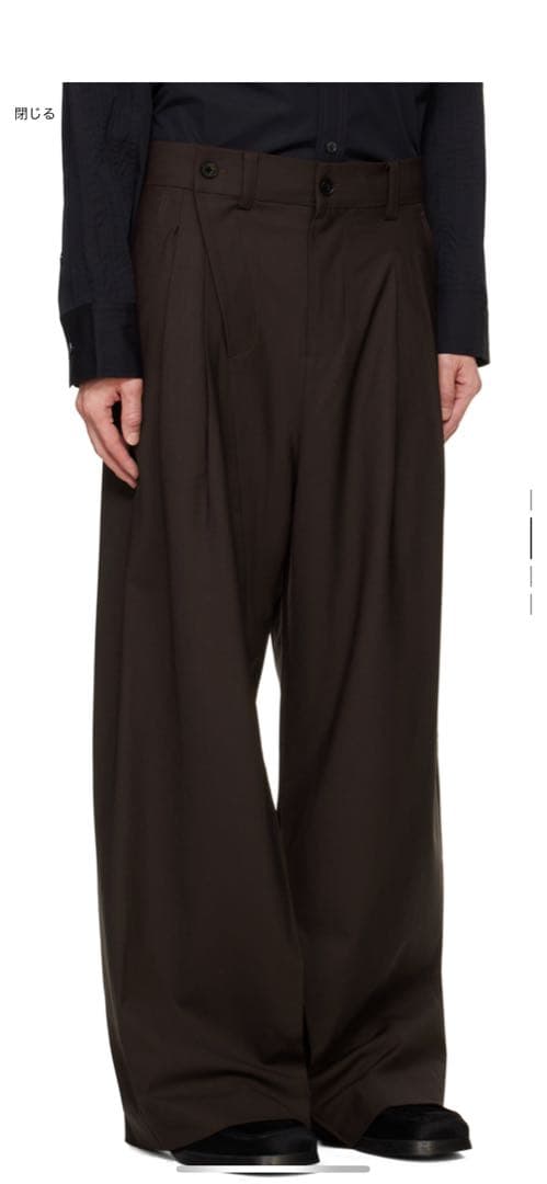 Feng Chen Wangフェンチェンワン スラックス