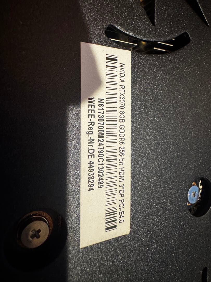 RTX3070 8GB MANLI グラフィックボード