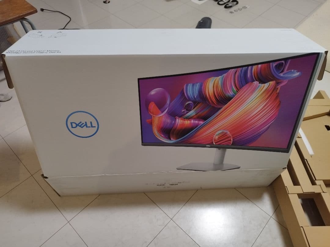 Dell S3423DWC 34インチ湾曲ディスプレイ本体
