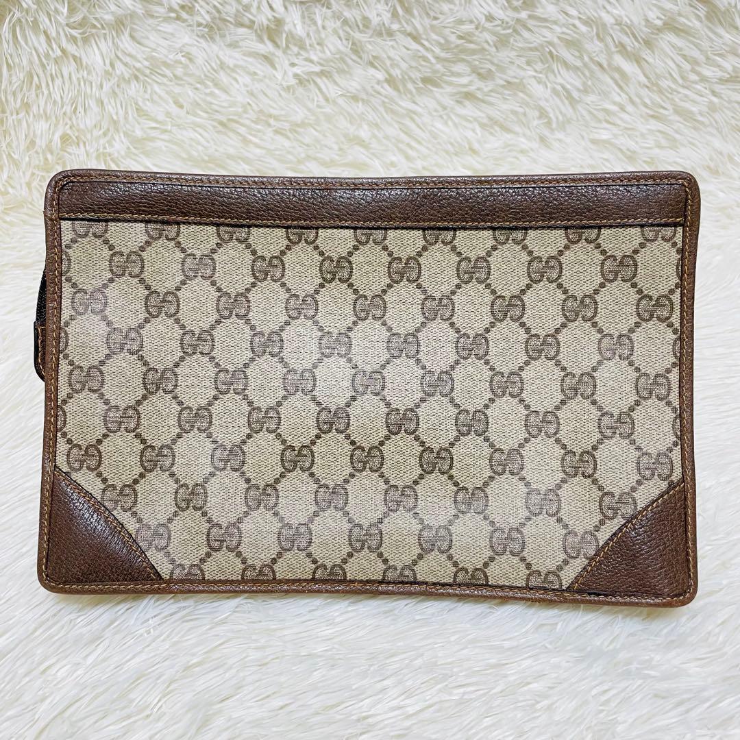 GUCCI オールドグッチ セカンドバッグ クラッチバッグ GG スプリーム