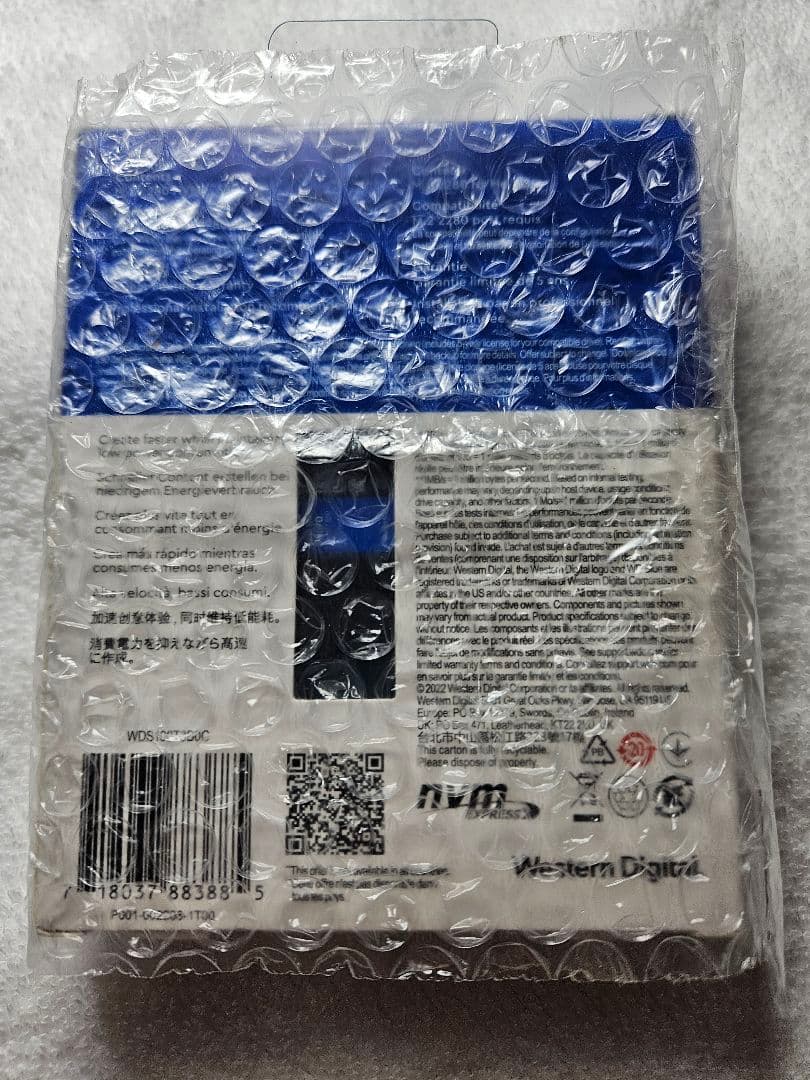 新品未使用未開封品 WD Blue SN570 NVMe SSD 1TB 1箱