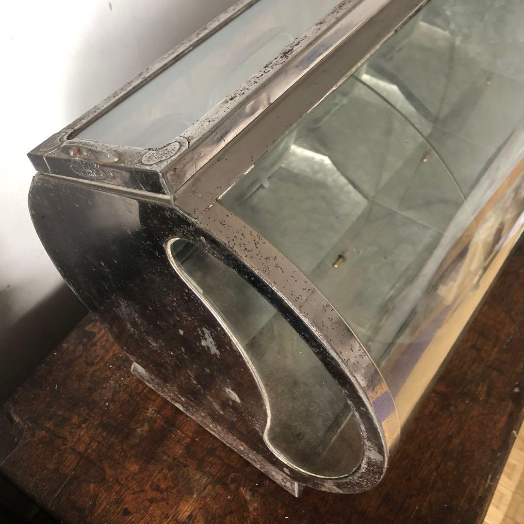昭和レトロ　ガラス製ディスプレイケース