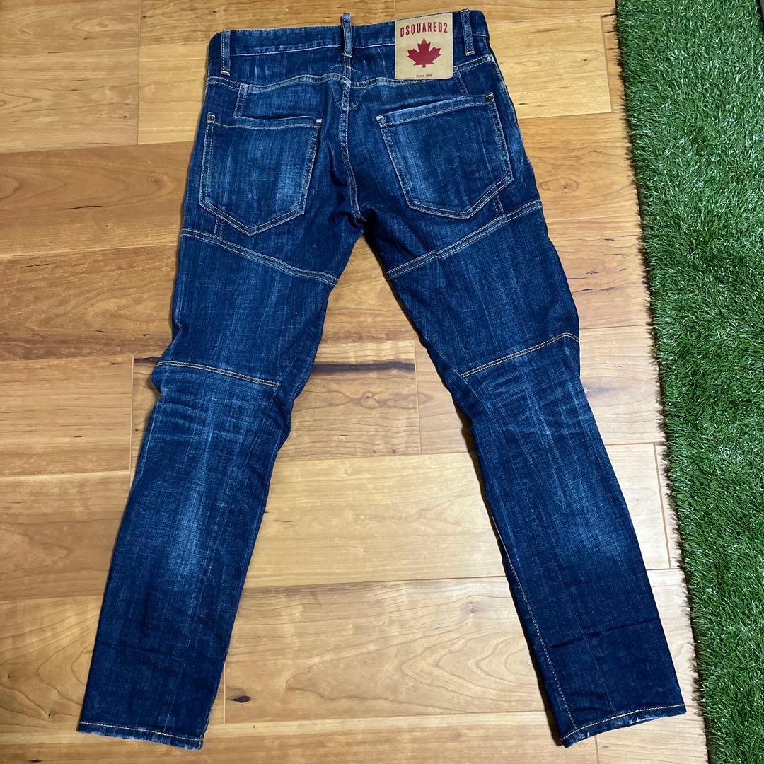 ドンプーさん専用　DSQUARED2 タディバイカー デニム　サイズ４４