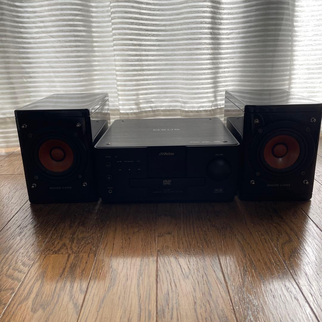 Victor JVC EX-BK1 コンポ wood cone ウッドコーン
