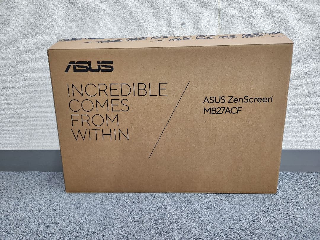 ディスプレイ・モニター本体 ASUS ZenScreen MB27ACF