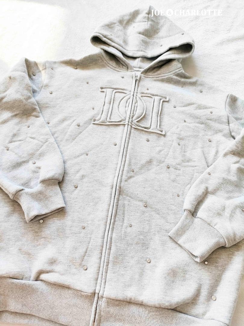 ダーリッチ darich DDロゴビジュージップパーカー グレー GRY