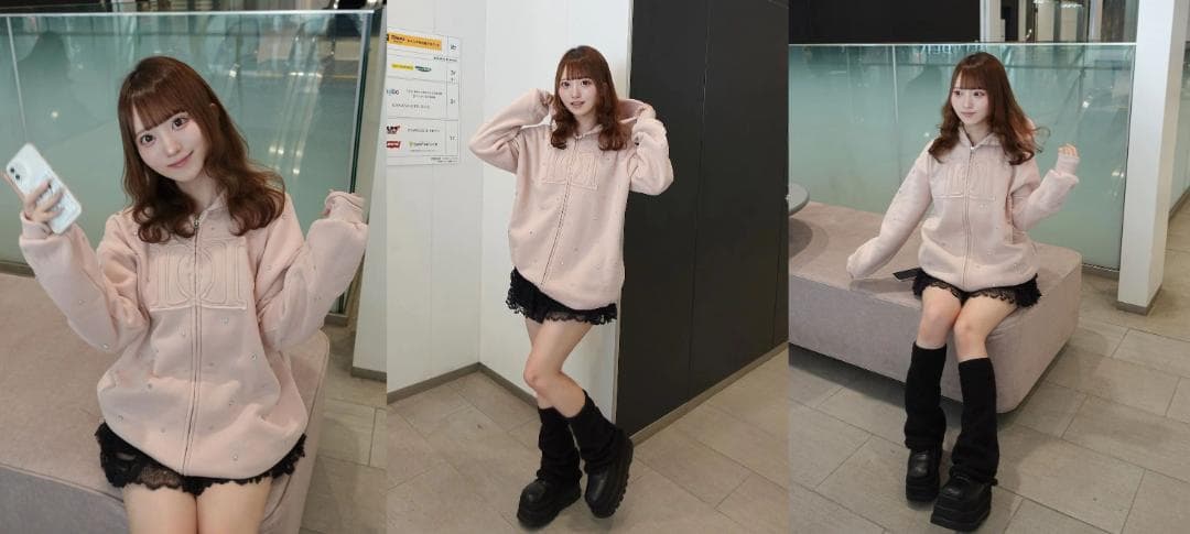 ダーリッチ darich DDロゴビジュージップパーカー グレー GRY