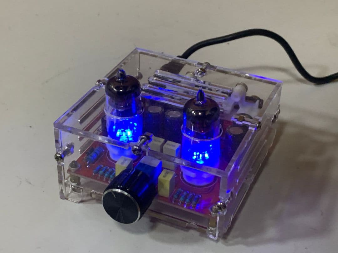 真空管アンプ 本体 透明アクリル XH-A201 2019年製