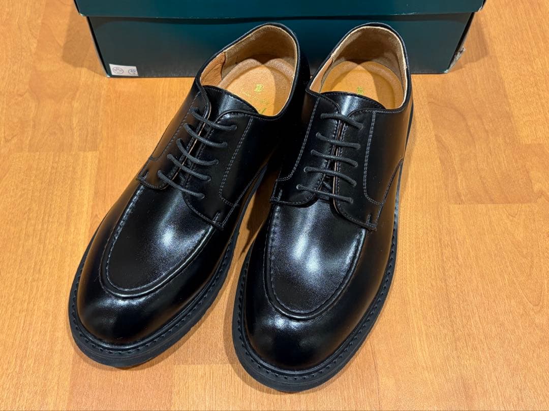 値下　London Shoe Make 本革 レザー Uチップ シューズ 箱付き