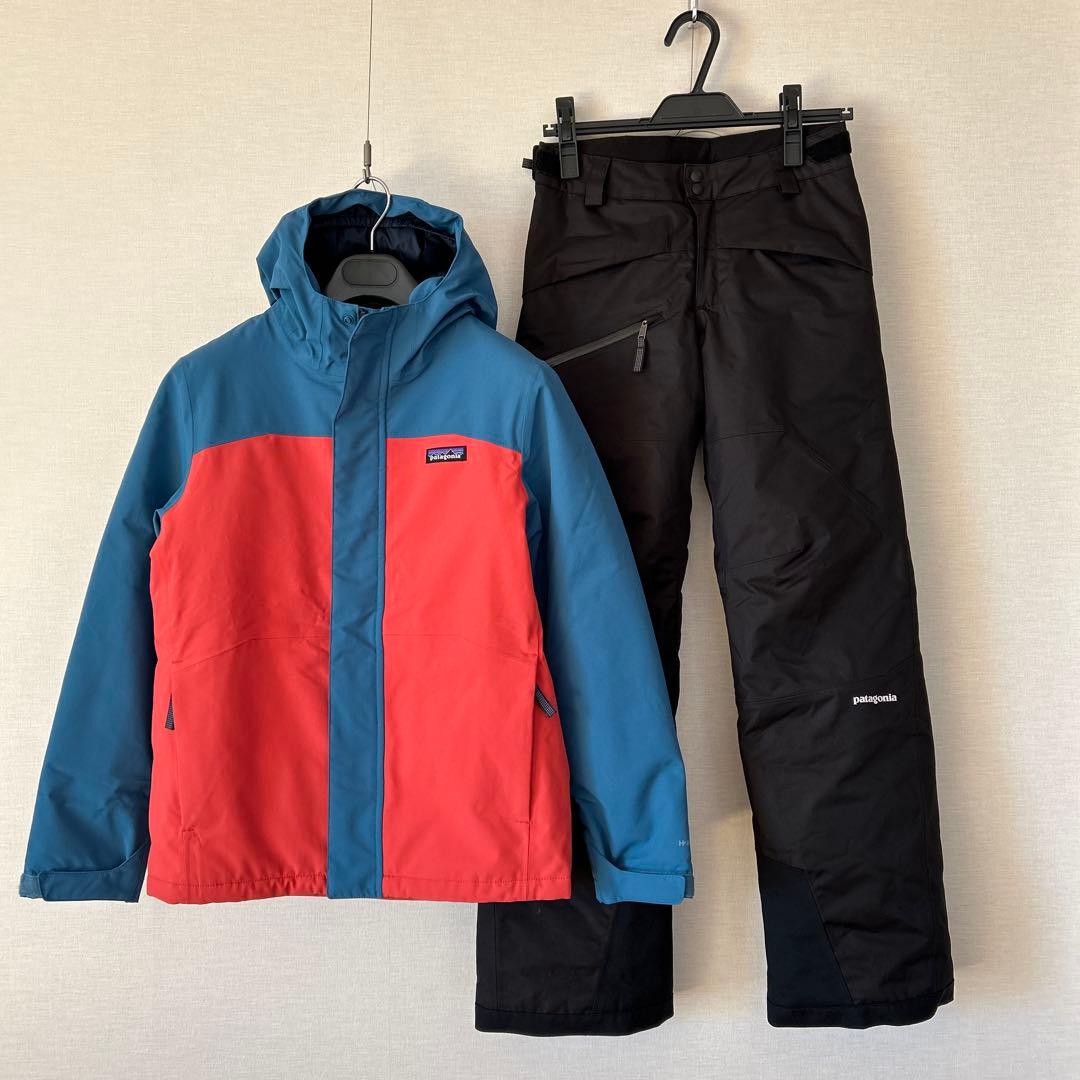 z*o様 値下patagonia パタゴニア キッズ スキーウェア 上下 スノボ