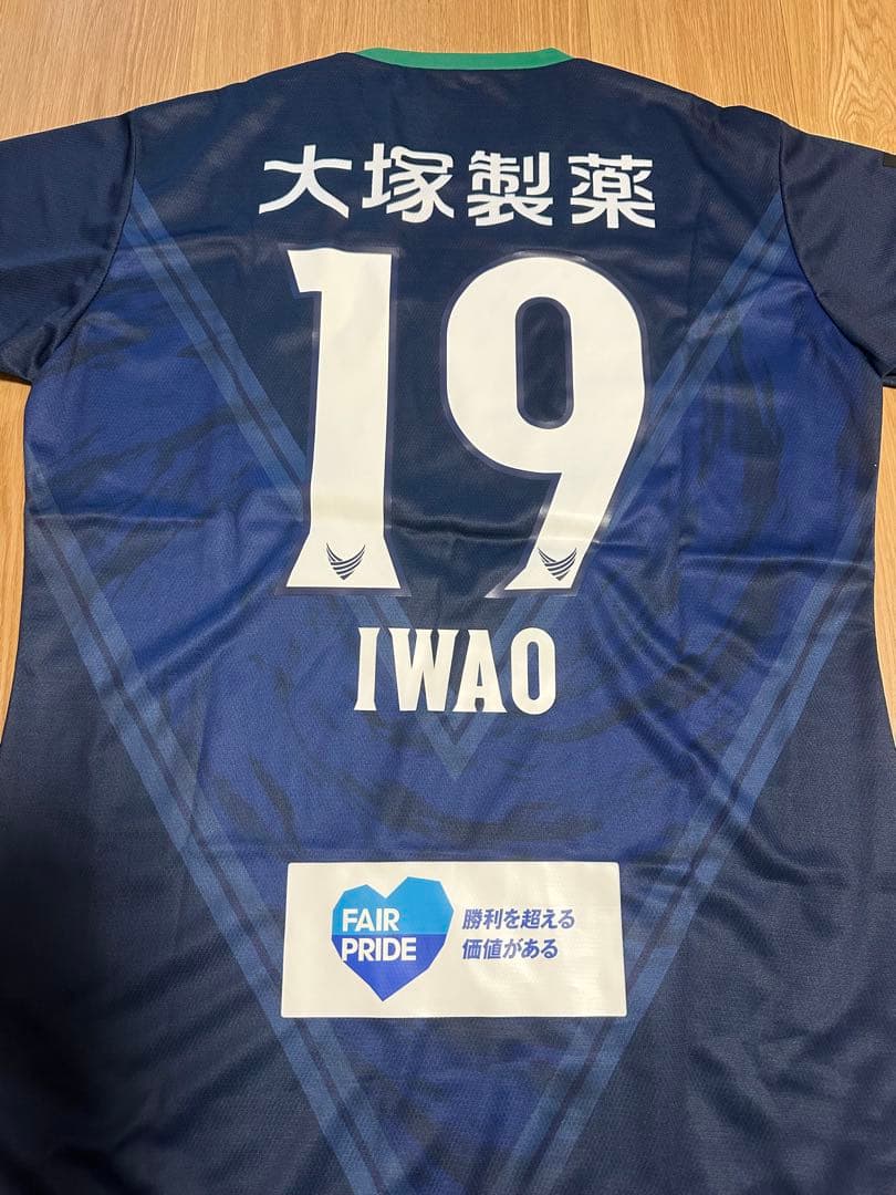 徳島ヴォルティス 2024オーセンティックユニフォーム 19 岩尾 憲 2XL