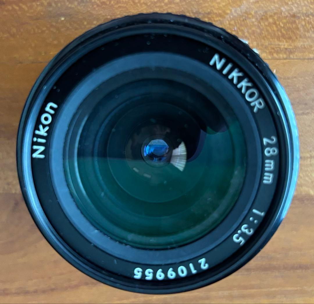 ニコン Nikon NEW FM2 + NIKKOR 28、50mm ジャンク品