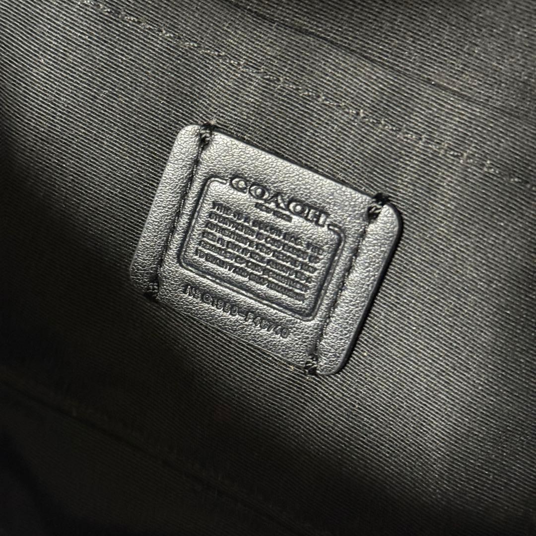 極美品✨COACH コーチ ウエストバッグ PVC シグネチャー ボディバッグ