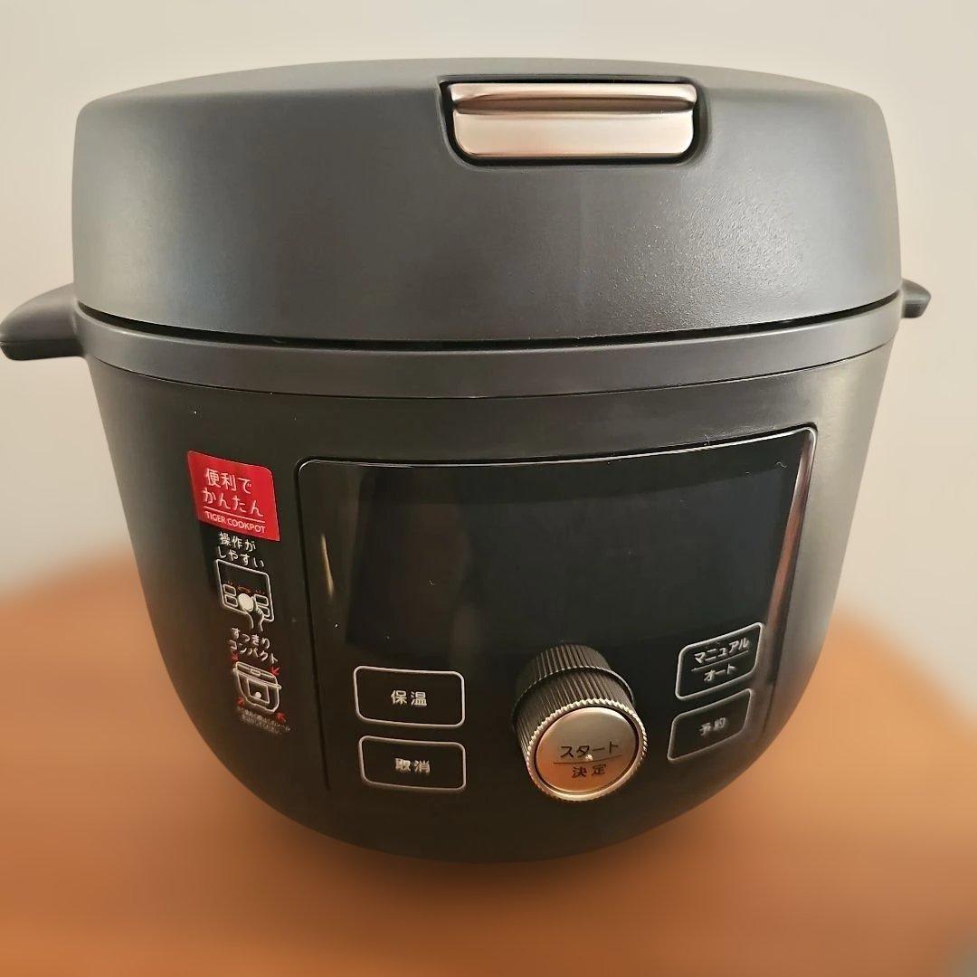 【新品未使用】TIGER 電気圧力鍋 COK-B220 KM マットブラック