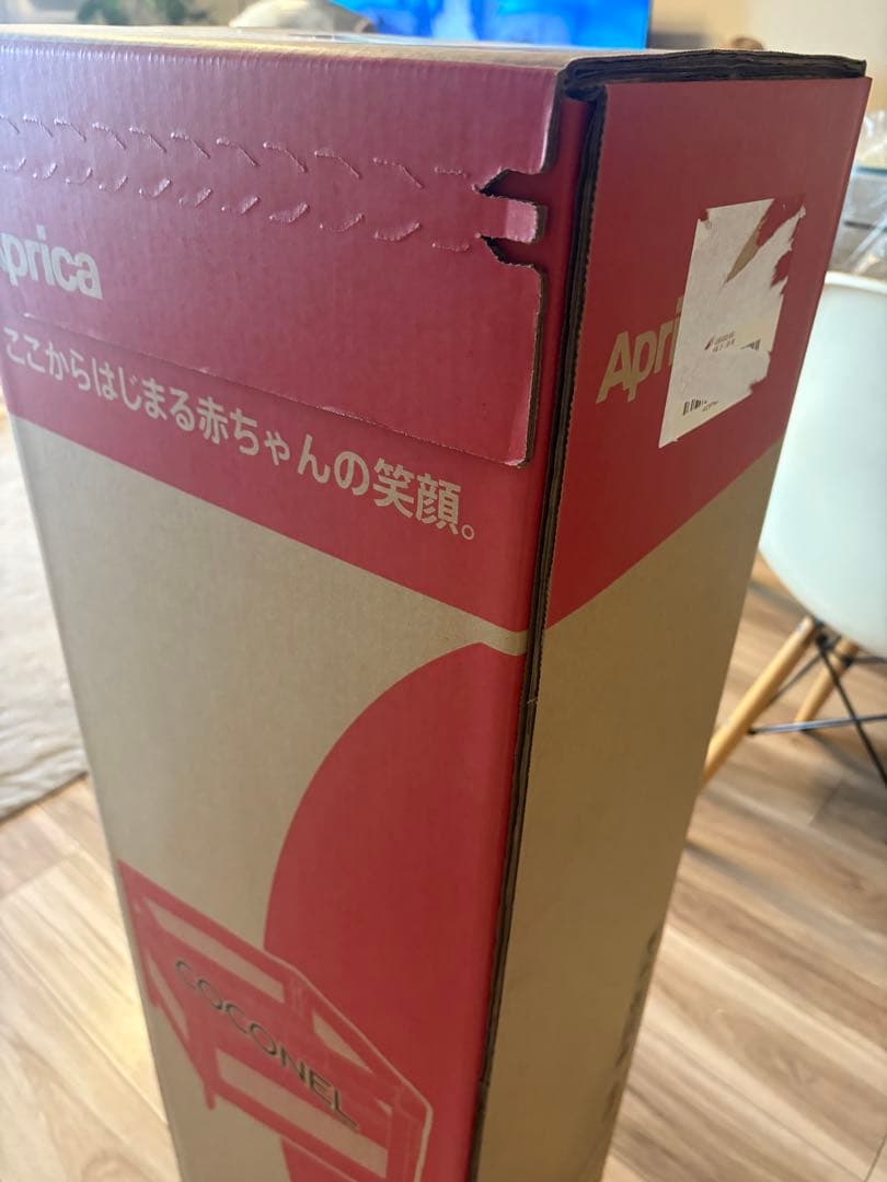 ひまわり未使用保管品✨アップリカ ココネルエアーミルクホワイトベビーベッド