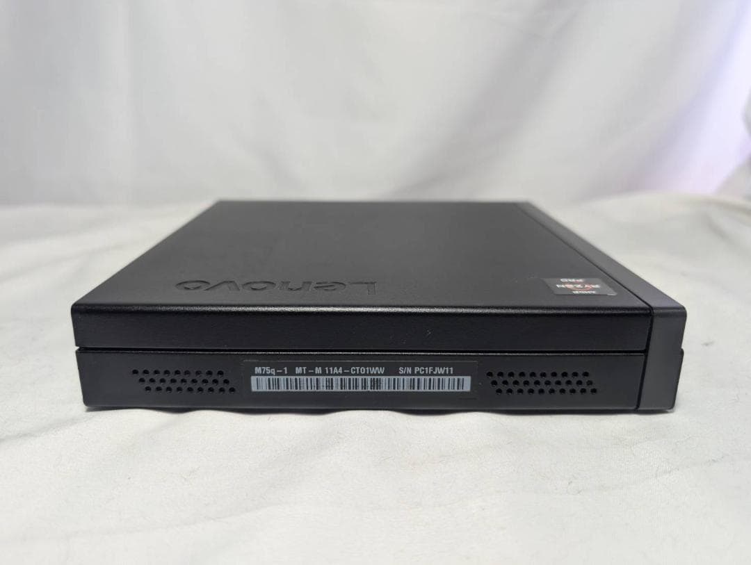 コンパクトPC Lenovo Ryzen5 3400GE SSD256GB