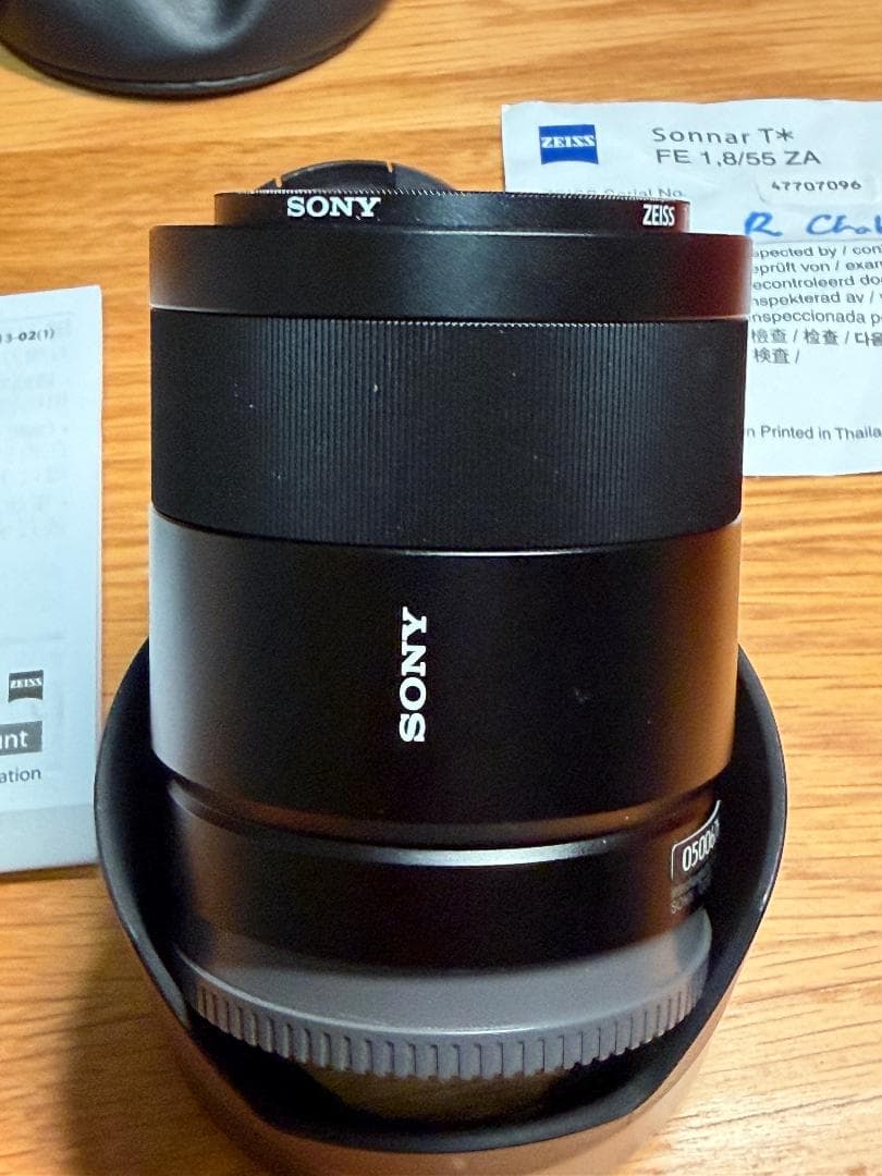 Sony FE 55mm f/1.8 ZA レンズ + Zeiss T* MC