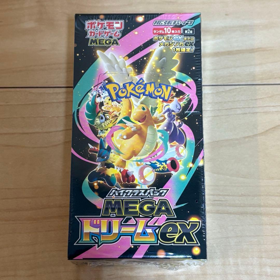 即購入OK ポケモンカード シュリンク付き メガドリームex 1BOX