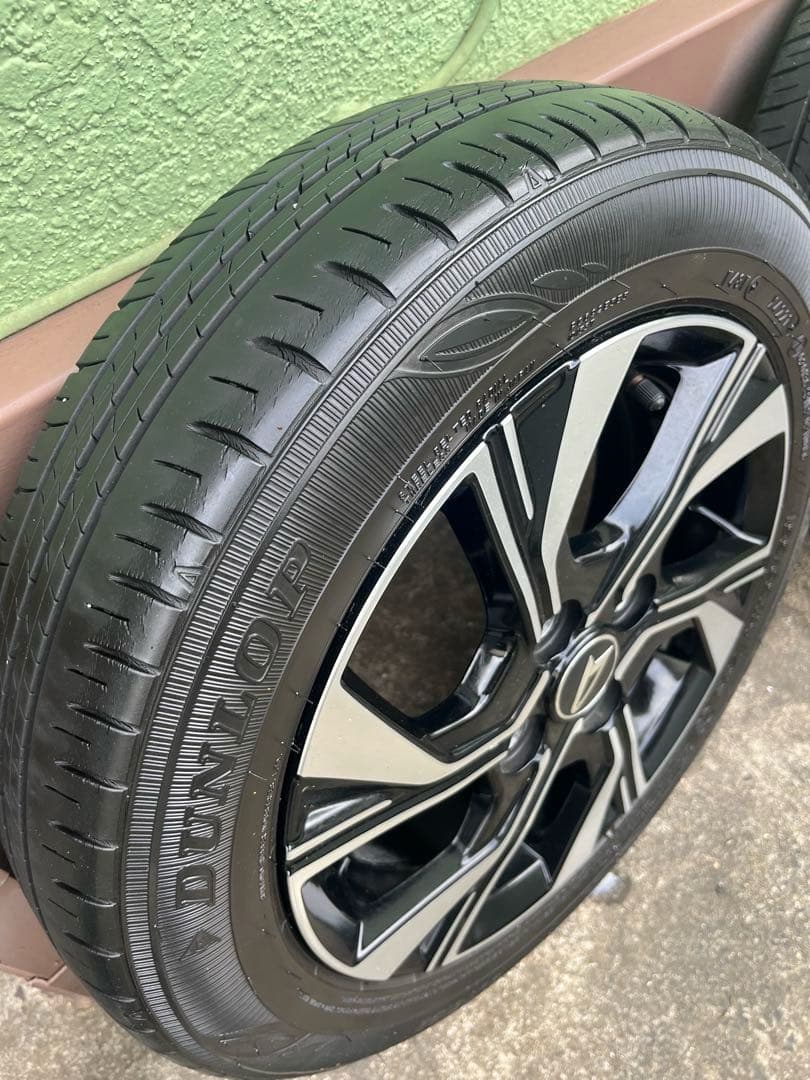 ダイハツ タントカスタム 純正14インチ アルミホイール タイヤ セット