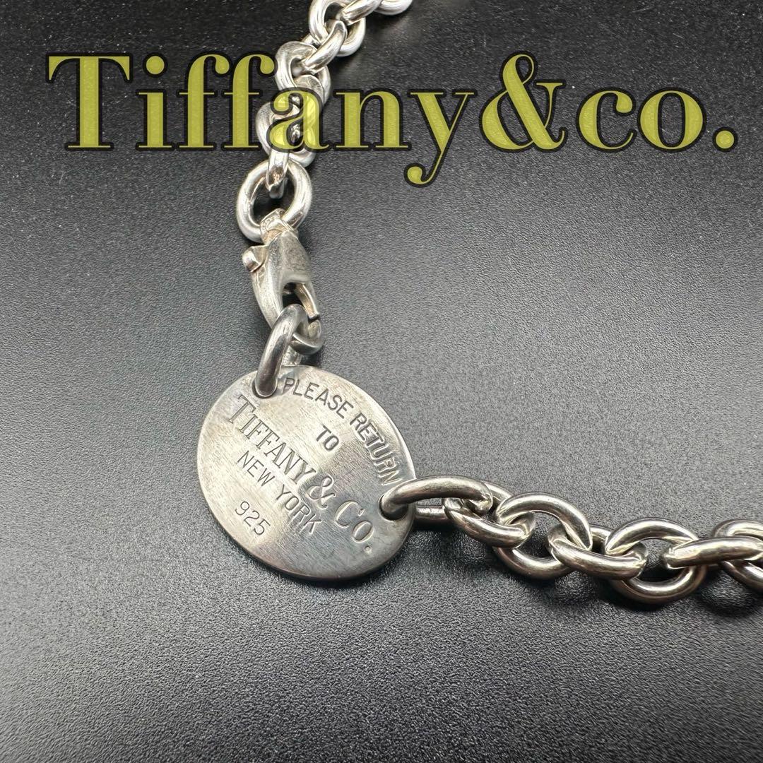 極美品✨　ティファニー　ネックレス　チョーカー　オーバル　チェーン　1265