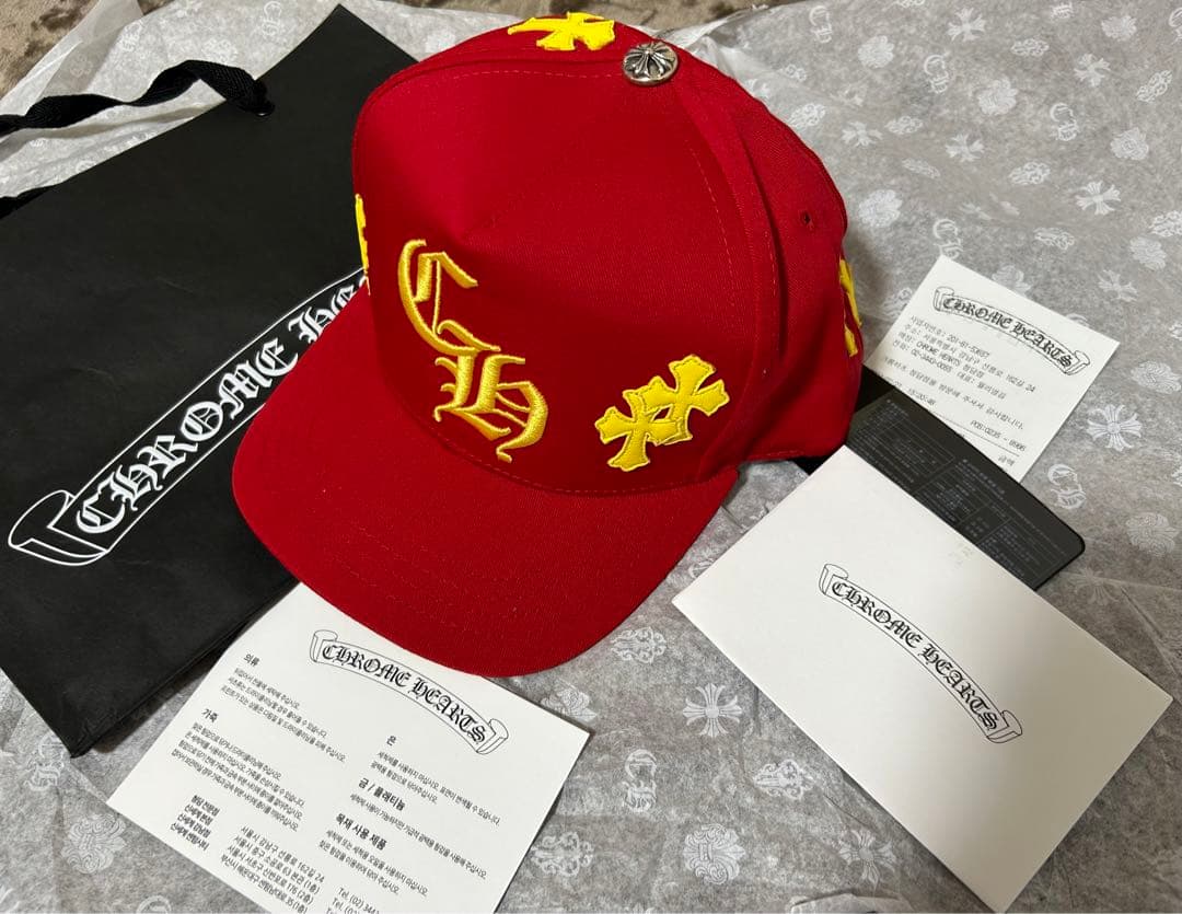 激美品正規限定クロムハーツセメタリークロスキャップCHROMEHEARTSCAP