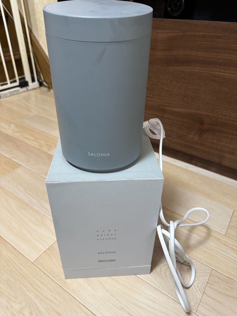 SALONIA PURE BRIGHT STEAMER グレー値下げします