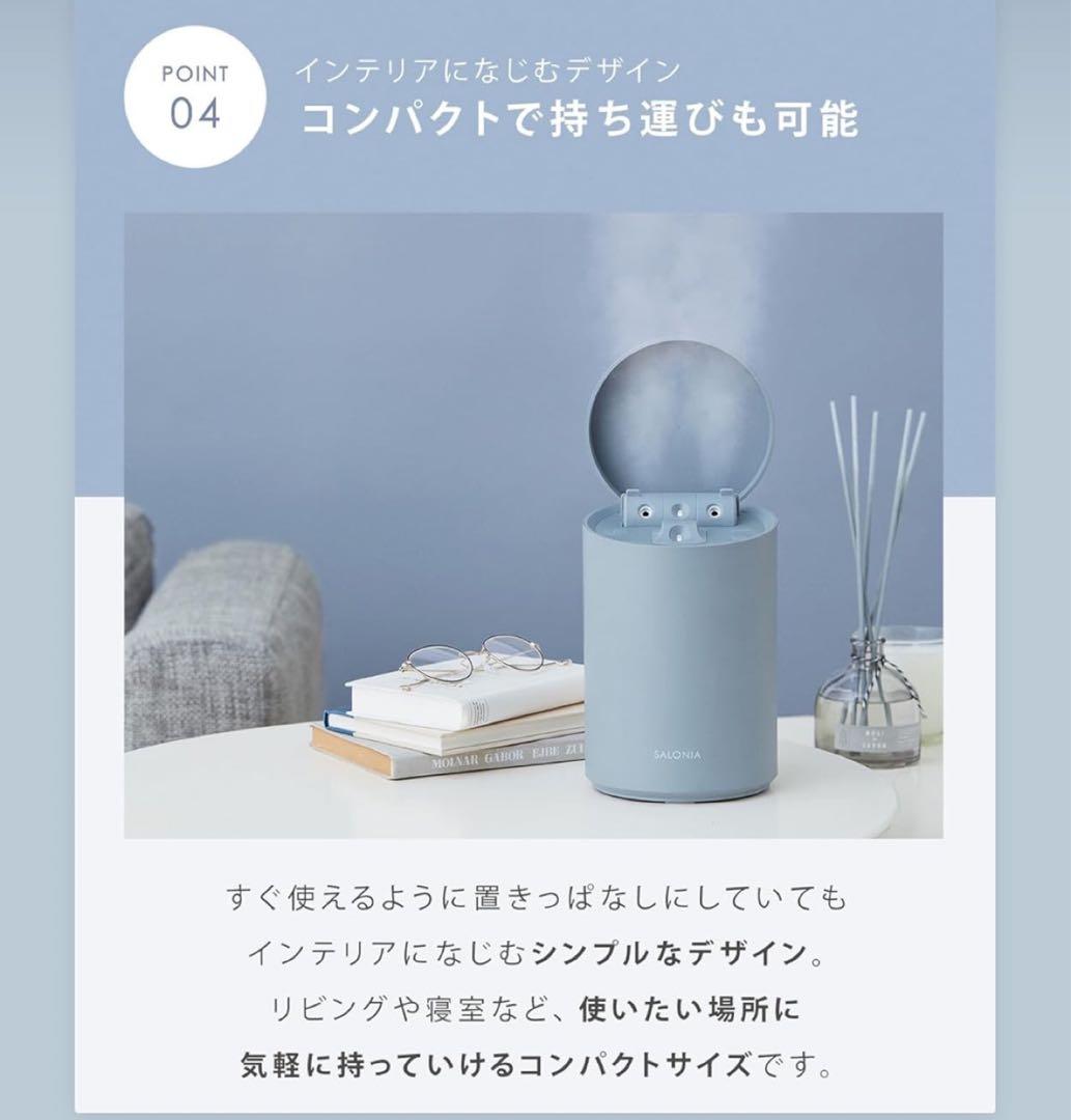 SALONIA PURE BRIGHT STEAMER グレー値下げします