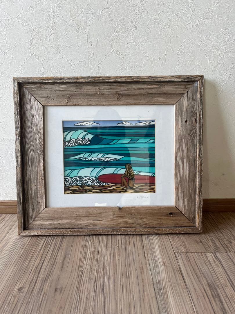 【直筆サイン入】ヘザーブラウン 正規フレーム　絵画