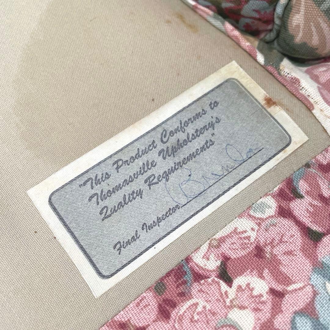 Thomasville 1人掛けソファー　シャビーシック　アメリカンクラシック