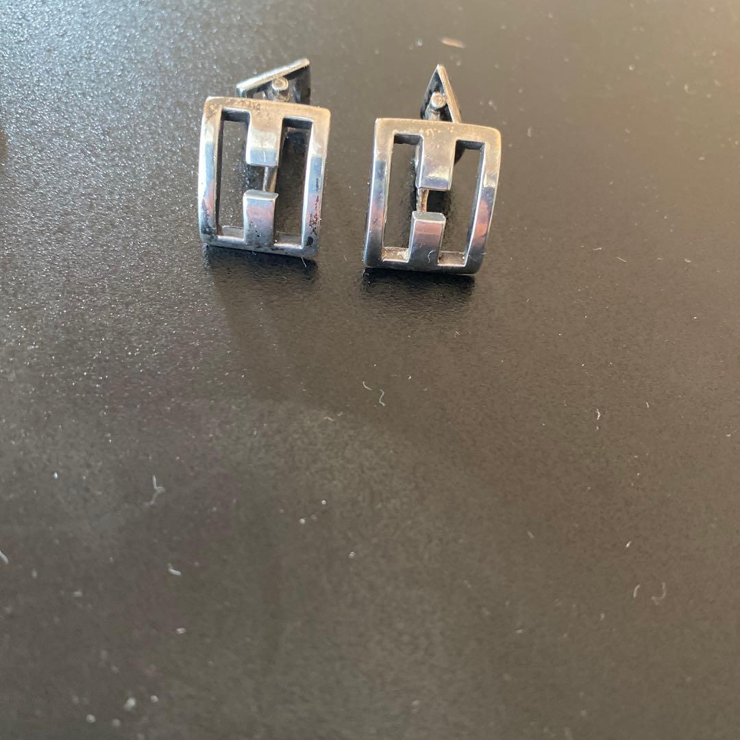 エルメス、舵輪と錨デザインのカフリンクス 3ペア