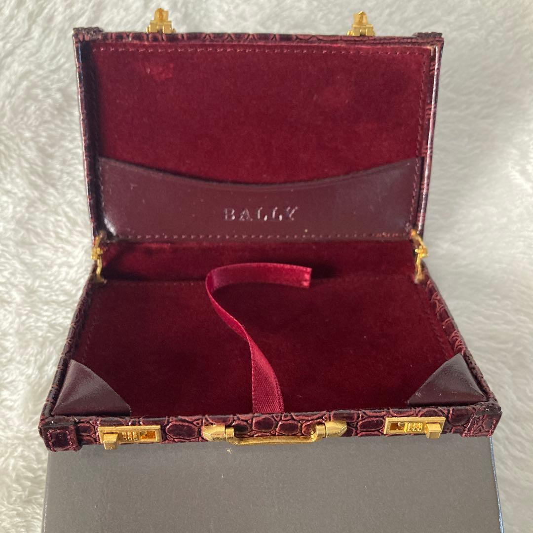 【新品】⭐︎激レア⭐︎BALLY バーガンディ 名刺入れ