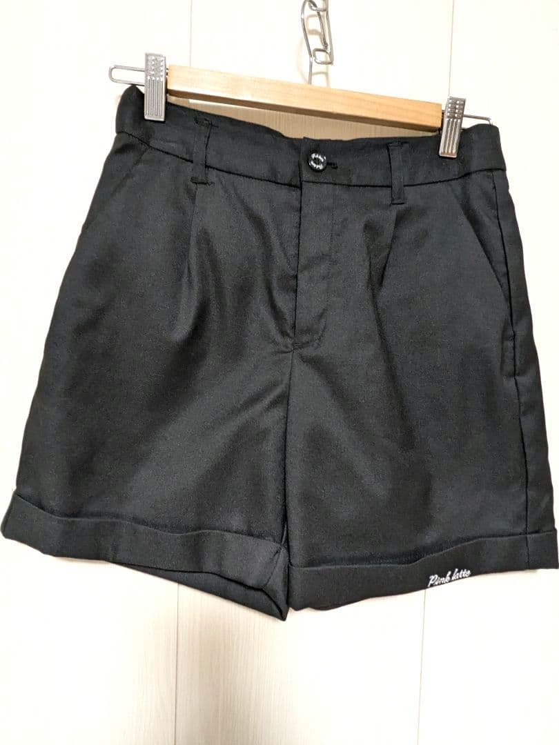 フォーマル　卒業式　卒服　ピンクラテ　ショートパンツ　グレー　チェック　M165