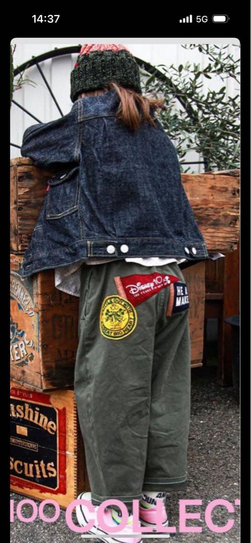 DENIM DUNGAREE×ディズニー100Collection 01.150