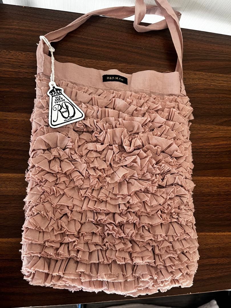 売り切り❣️R&D.M.Co-オールドマンズテーラー ピンクフリルショルダーバッグ