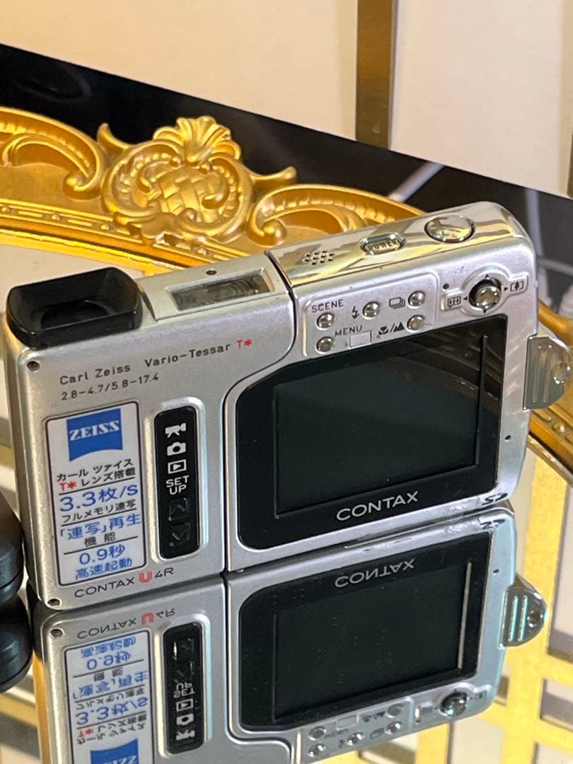 CONTAX U4R ブラック Carl Zeiss テッサー搭載 動作確認済