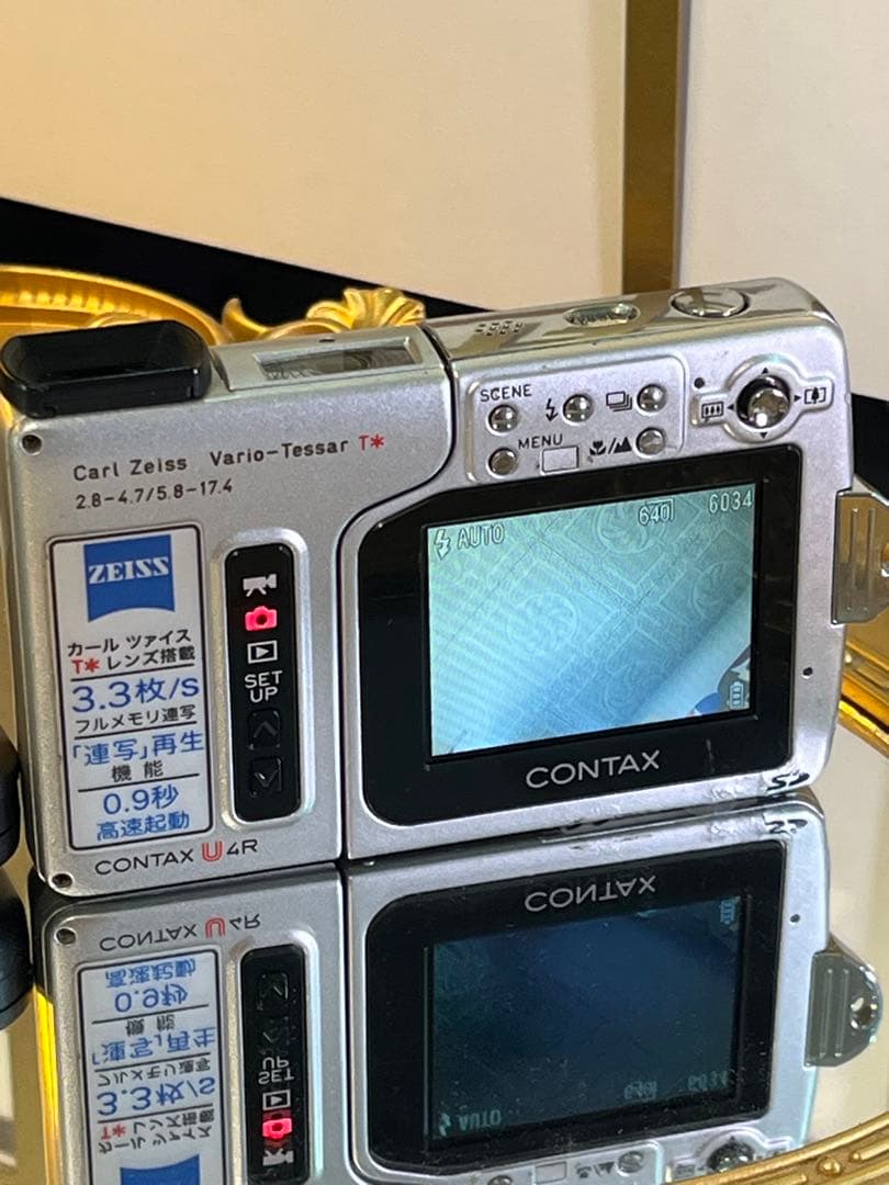 CONTAX U4R ブラック Carl Zeiss テッサー搭載 動作確認済